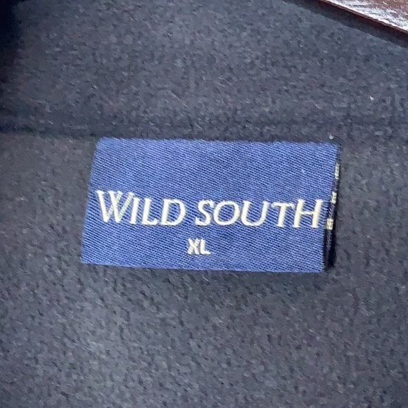 Wild South Kauri Clothing || Full Zip Blue Purple Made In New Zealand Jacket XL - Picture 11 of 17